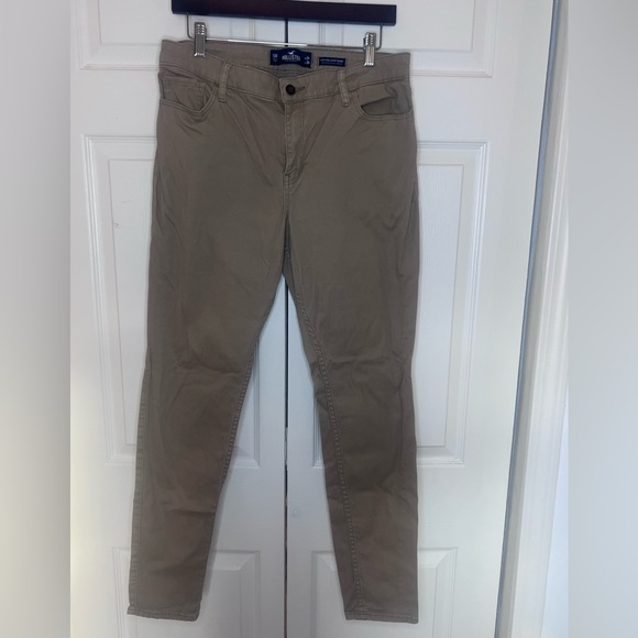 Hollister Women's High Rise Super Skinny Jeans - Khaki 13R w31 L30 - Picture 1 of 7